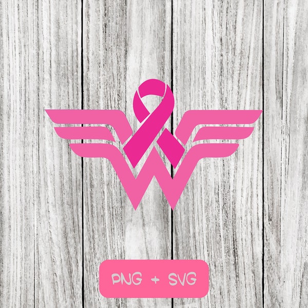 Cancer Wonder SVG PNG Datei, Awareness, Pink - Sofortiger Download