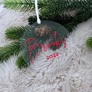 Custom Name Ornament | Custom Christmas Ornament | Christmas Gift | Acrylic Ornament | Custom Gift | Customized Ornament | Holiday Gift