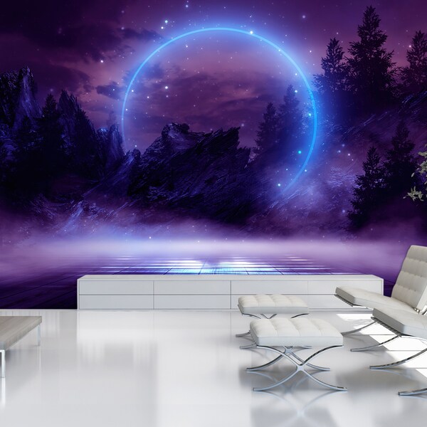 Night Sky Mural Etsy