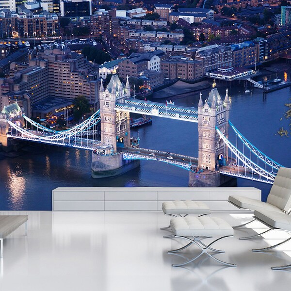 London Art Wallpaper Etsy