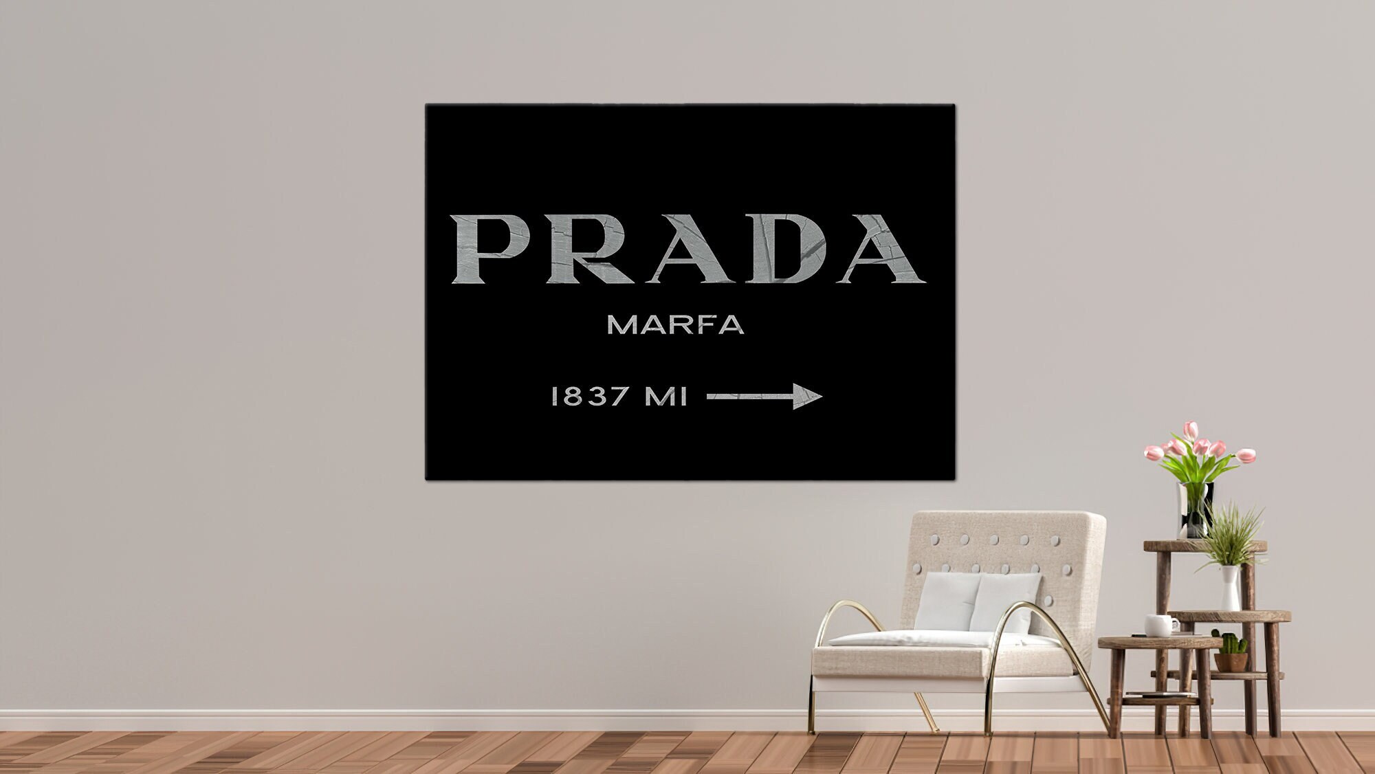 Prada Gray Backgroundblack Backgroundprada Marfaprada Wall Etsy 日本