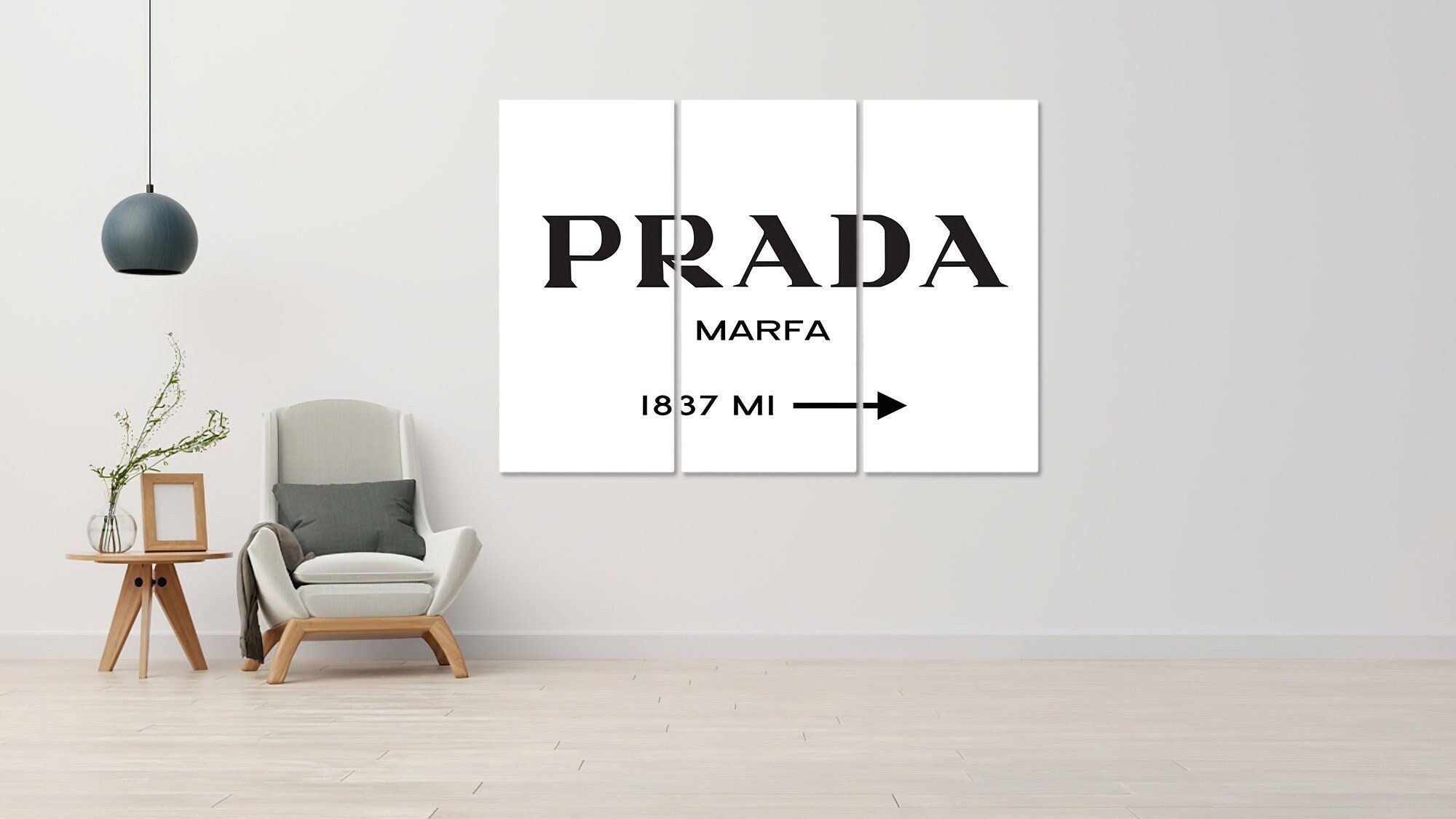 Written Canvasprada 17 Mi Canvasprada Marfa Posterprada Etsy 日本