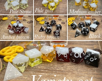 Made to Order: Brewed Ale Dice (different colored ales!) *Sharp edge dice* *READ DESCRIPTION*