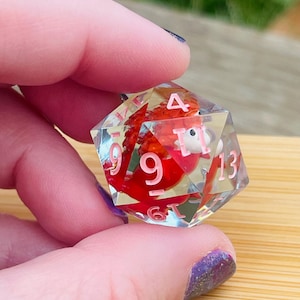 Ham Loving Fish Girl D20 Dice: Sharp Edge Novelty RPG DnD