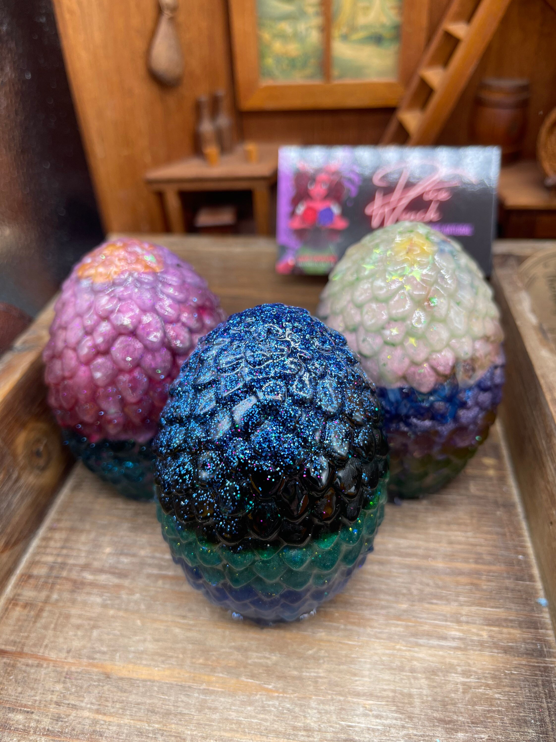Resin Dragon Eggs 100 recycled material Etsy