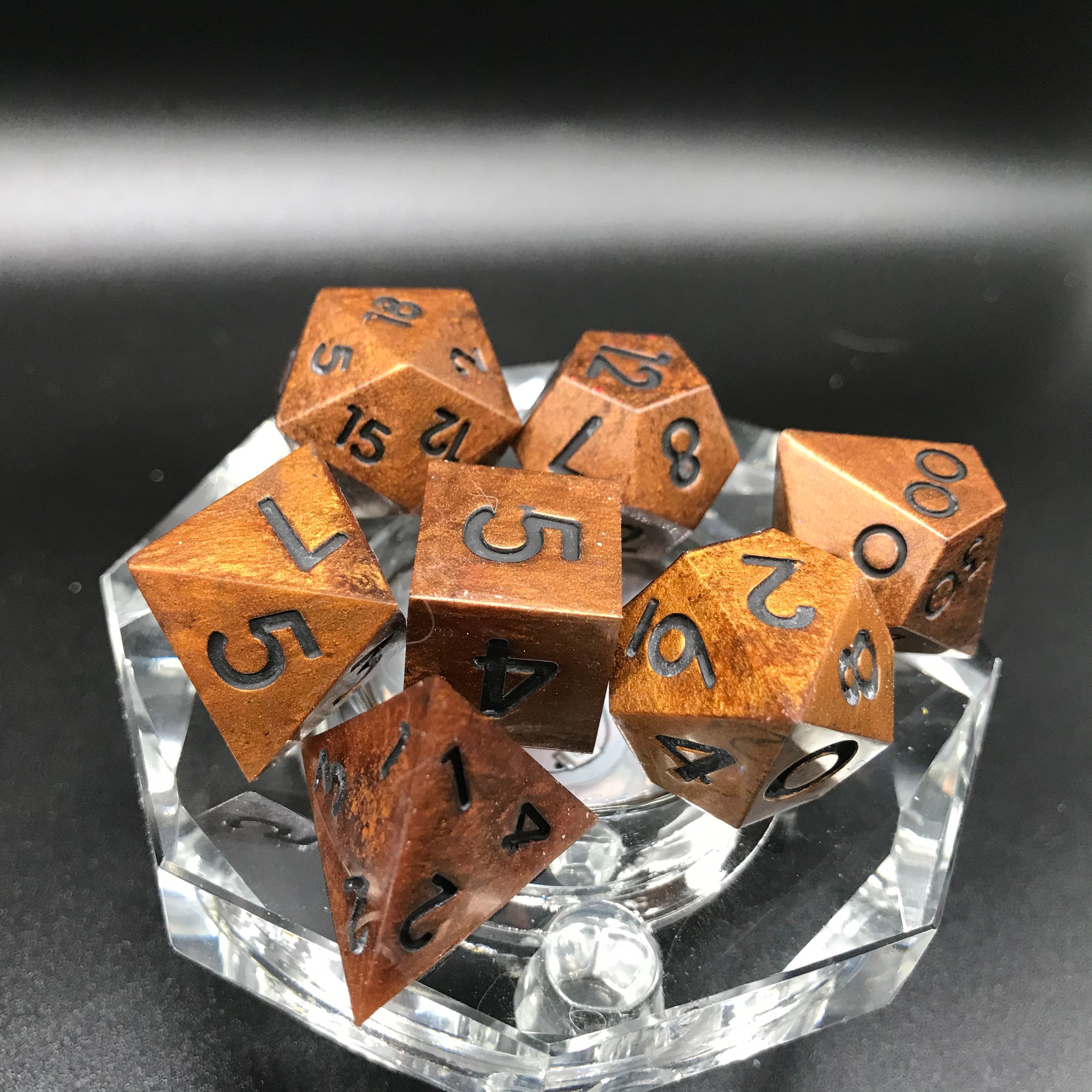 Leather Dice Set Etsy