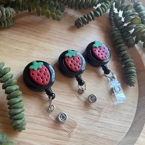 Strawberry Badge Reel