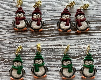 Penguin Earrings