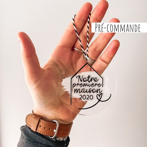 Boule de Noël personnalisée-Première maison