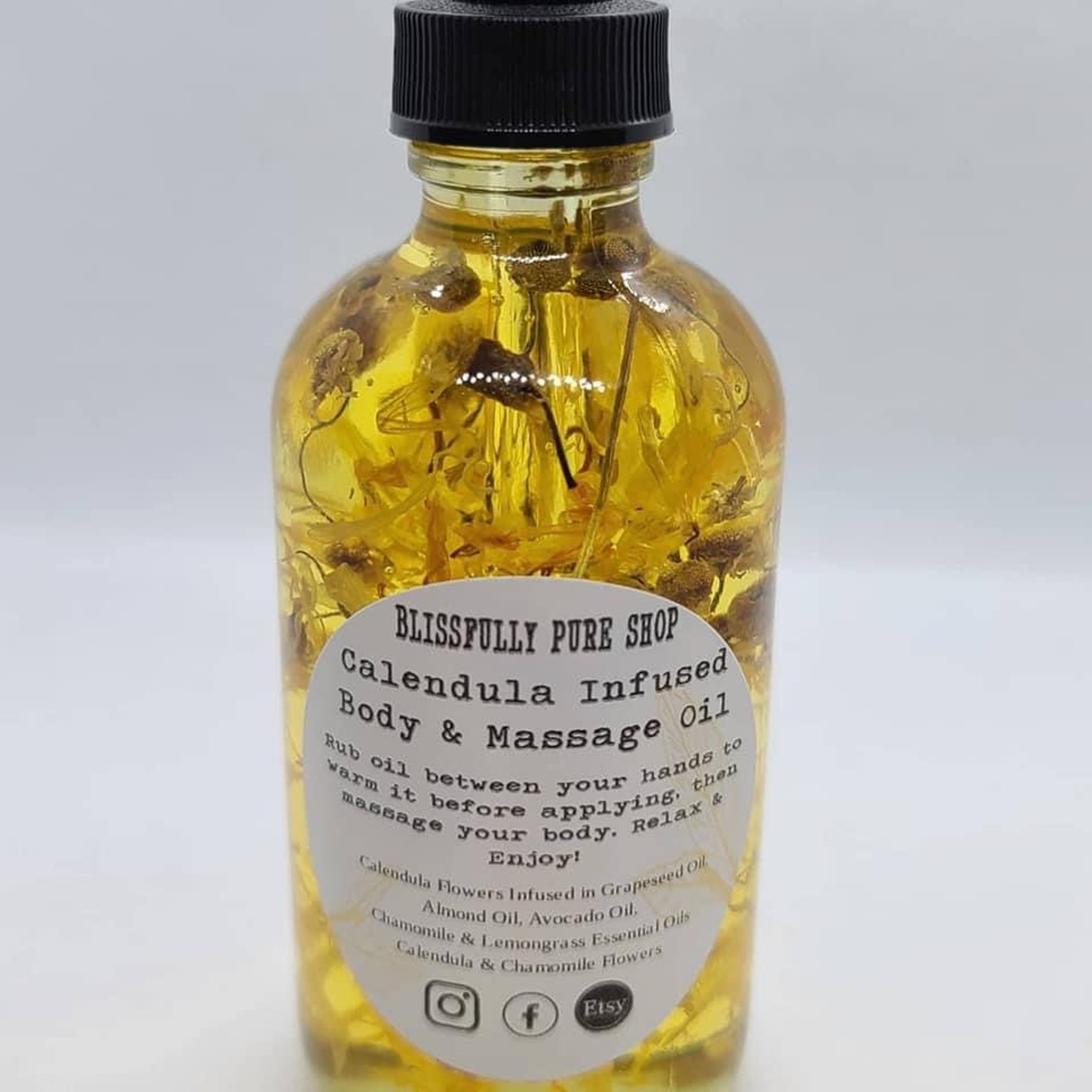 Aromatherapy Massage Oils 4oz Etsy