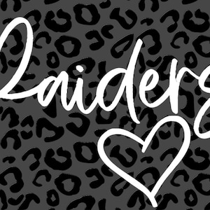 Raiders svg - Las Vegas Raiders svg - RaidersDesign - Football svg- Las Vegas svg - Heart svg - Raiders Heart SVG - I Heart Raiders SVG