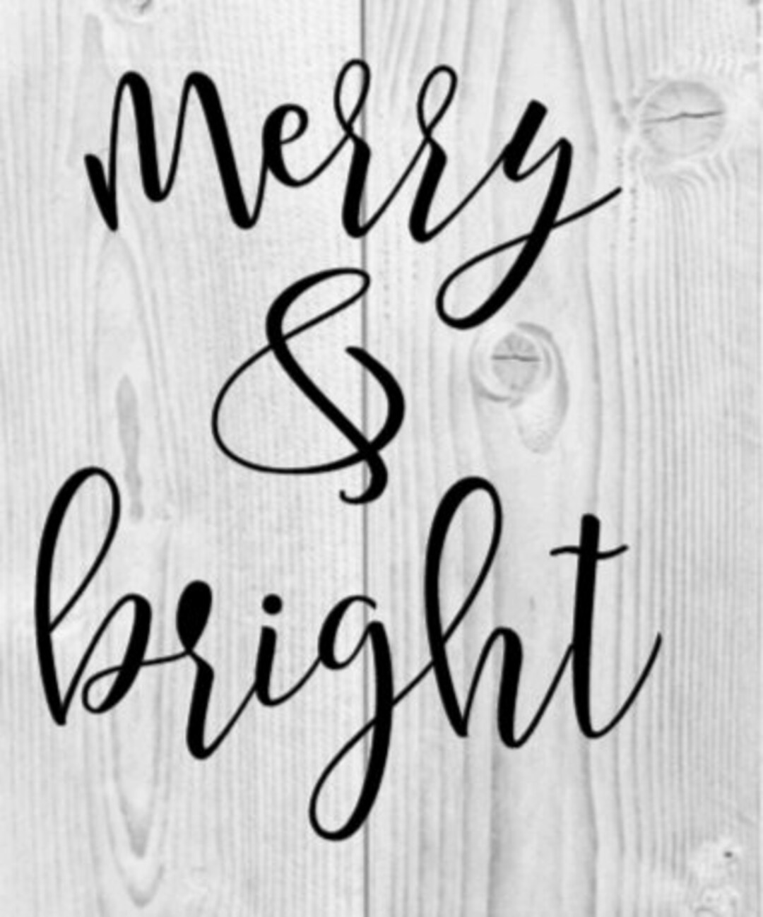 Merry and Bright SVG - Etsy