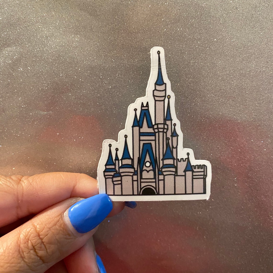 Cinderella castle sticker Etsy