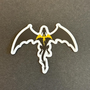 Single Sticker | Tairn and Andarna | dragons | The Fourth Wing inspired | sticker | vinyl decal