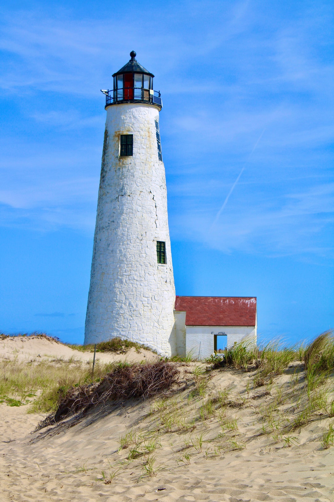 Great Point Light House Nantucket Island Etsy