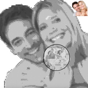Personalized Abstract Photo Mosaic - We take a special image of yours, &quot;abstractify&quot; it, and create a beautiful mosaic from your photos
