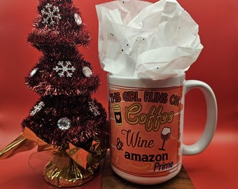 Wine/Shopping 15 oz. Mug