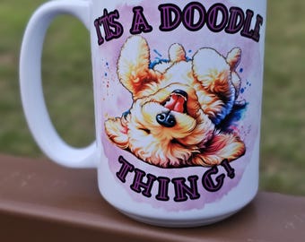 Doodle mug (you'll never be alone...)