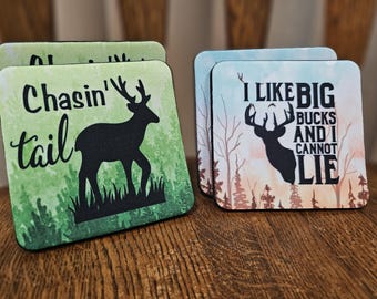 Hunting themed Drink Coasters (Set of 4)