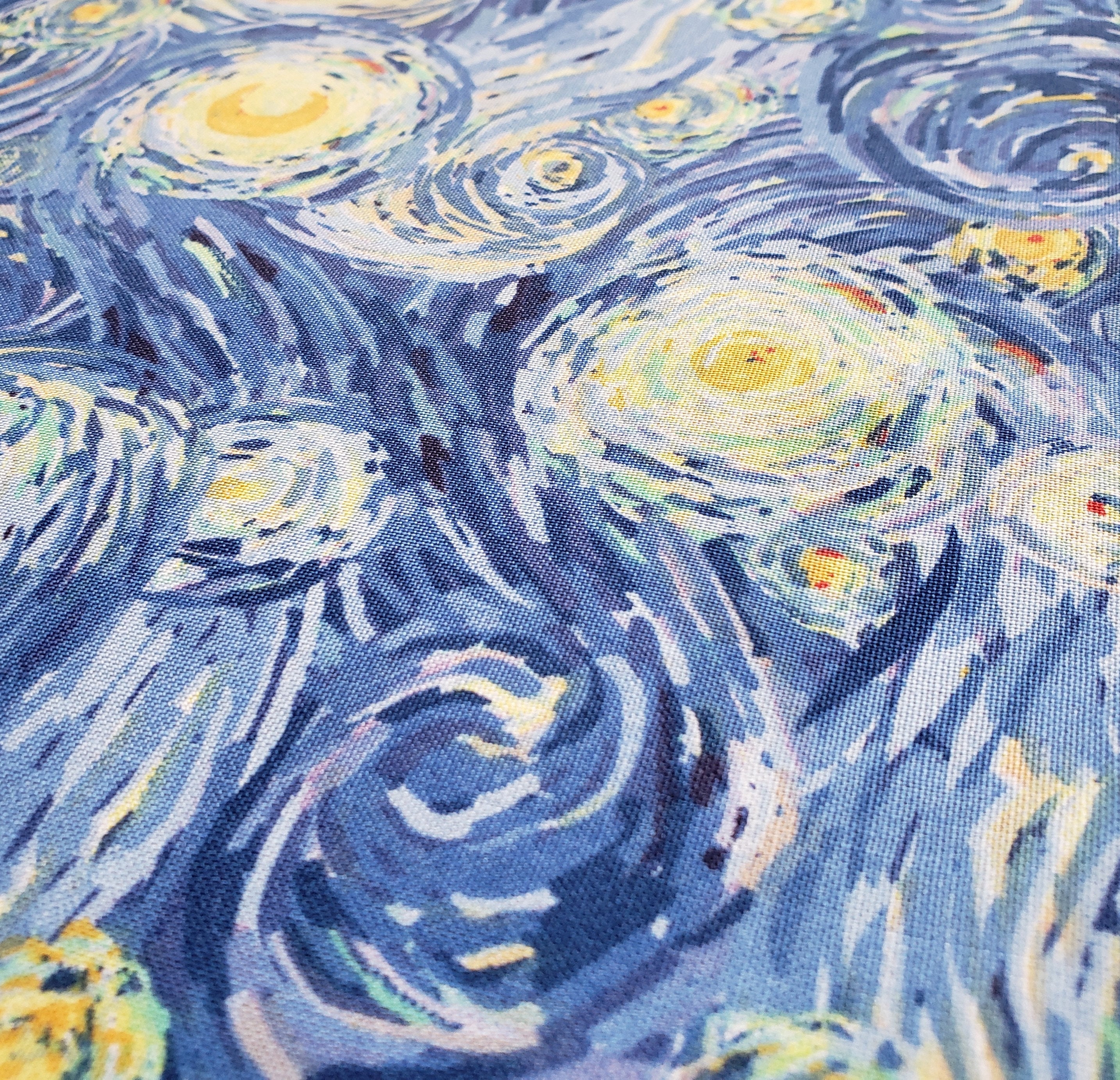 Blue and Yellow Swirls Vincent Van Gogh starry Etsy UK