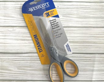 Westcott Titanium Bonded Scissors with Soft Handles - 7" Straight