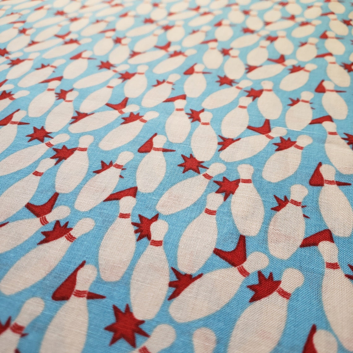 Bowling Pins 43 Wide 100 Cotton Novelty Quilting Fabric Etsy