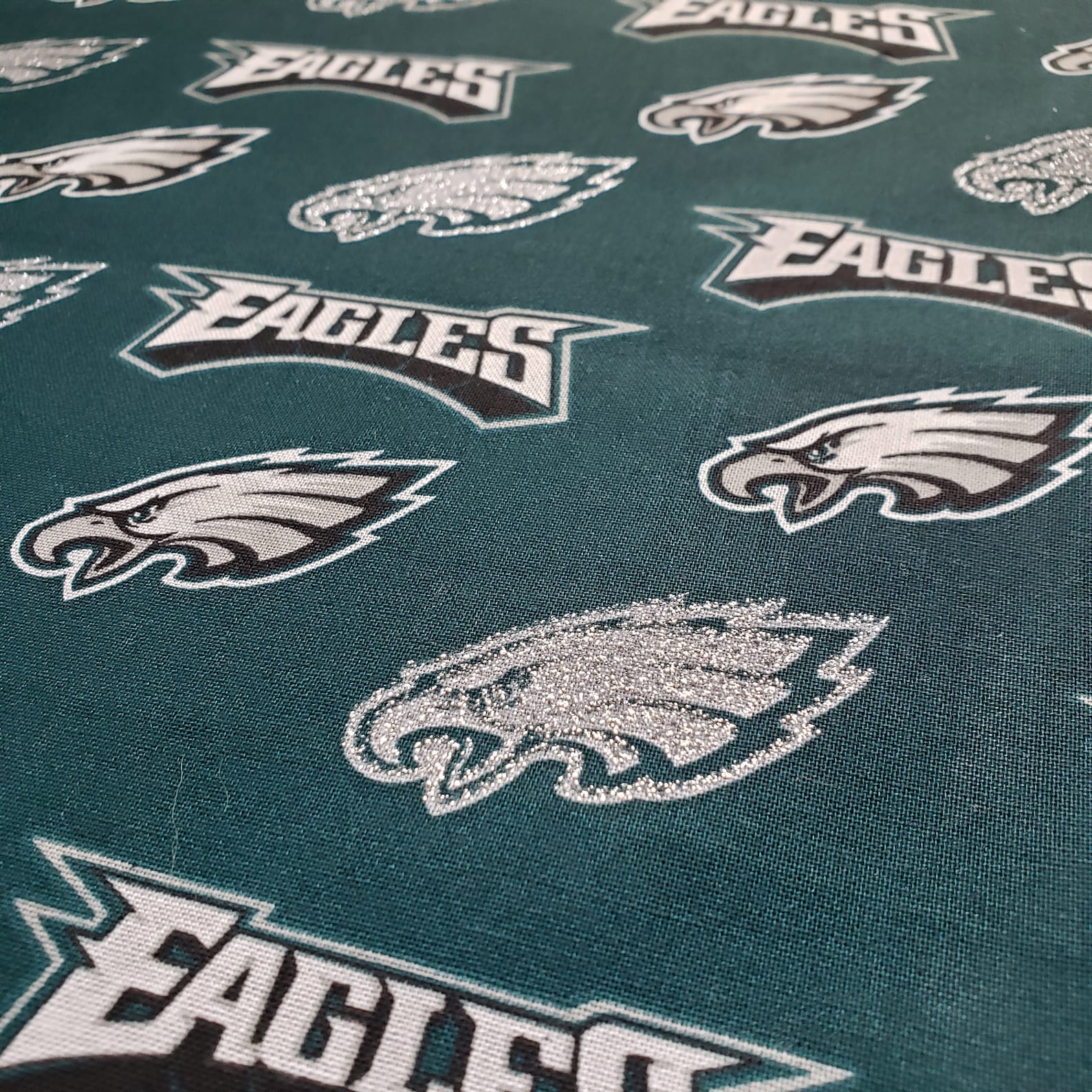 Philadelphia Eagles Glitter Swoop Head 44 Wide 100 Etsy