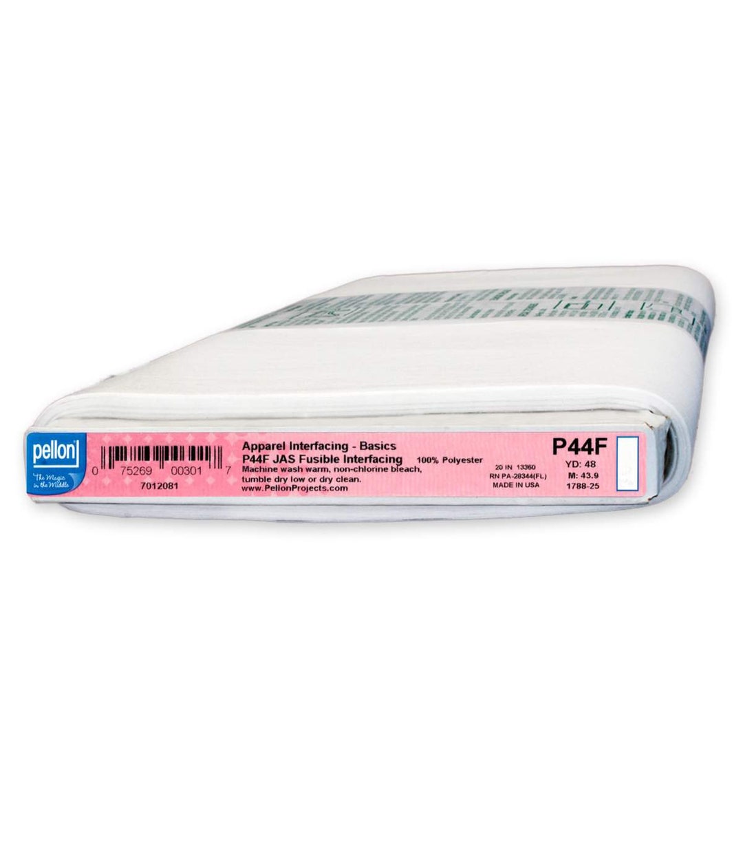 Pellon P44F Fusible Interfacing 20'' Wide White Sold by the Yard