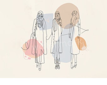 Hijab Friends Etsy