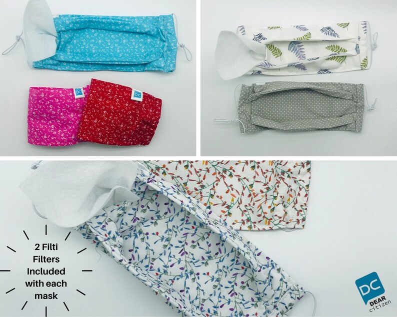 Filti Filter Fabric Inserts Filter Packs for use in Reusable Etsy