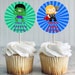 Printable Avengers Cupcake Toppers, Marvel Cupcake Toppers, Avengers ...