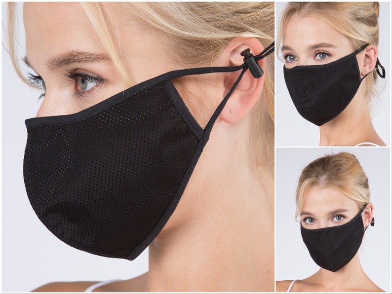 Mesh Face mask Breathable Filter Pocket Builtin nose Etsy
