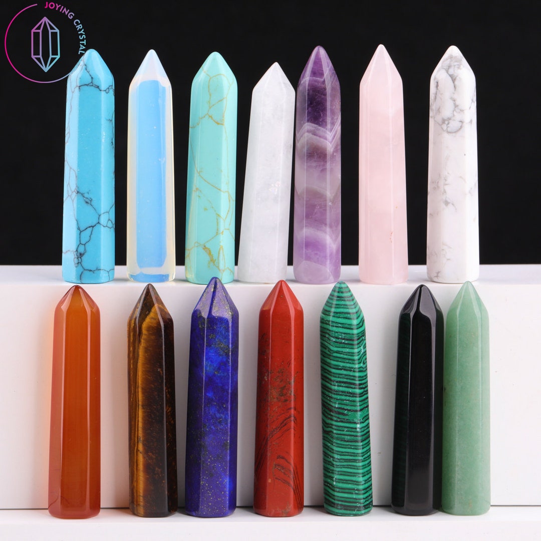 2inch Tiny Quartz Crystal Towers Point,gemstones Towers Wand,crystal Obelisk Point,healing