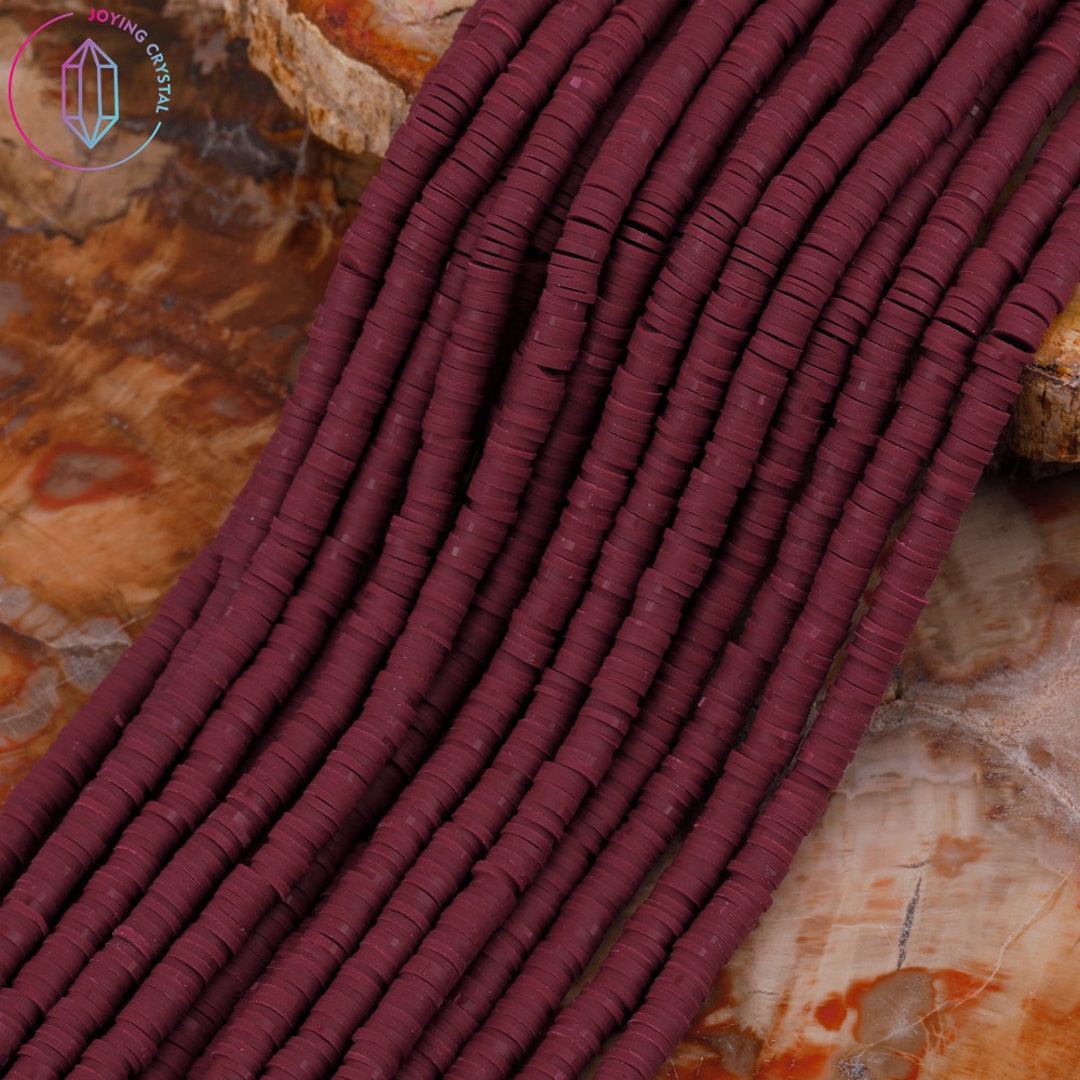 6mm Vinyl Disc Loose Beads,african Vinyl Disc Beads,vinyl Heishi Beads