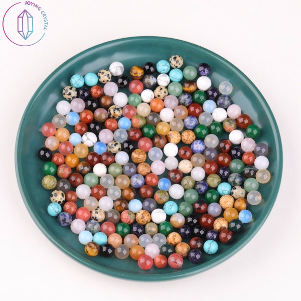 8mm Mini Crystal Sphere Ball Wholesales,Gemstones Sphere Pendant Beads,Divination Ball,Home Decor,Mineral Samples,Healing Crystal Gifts
