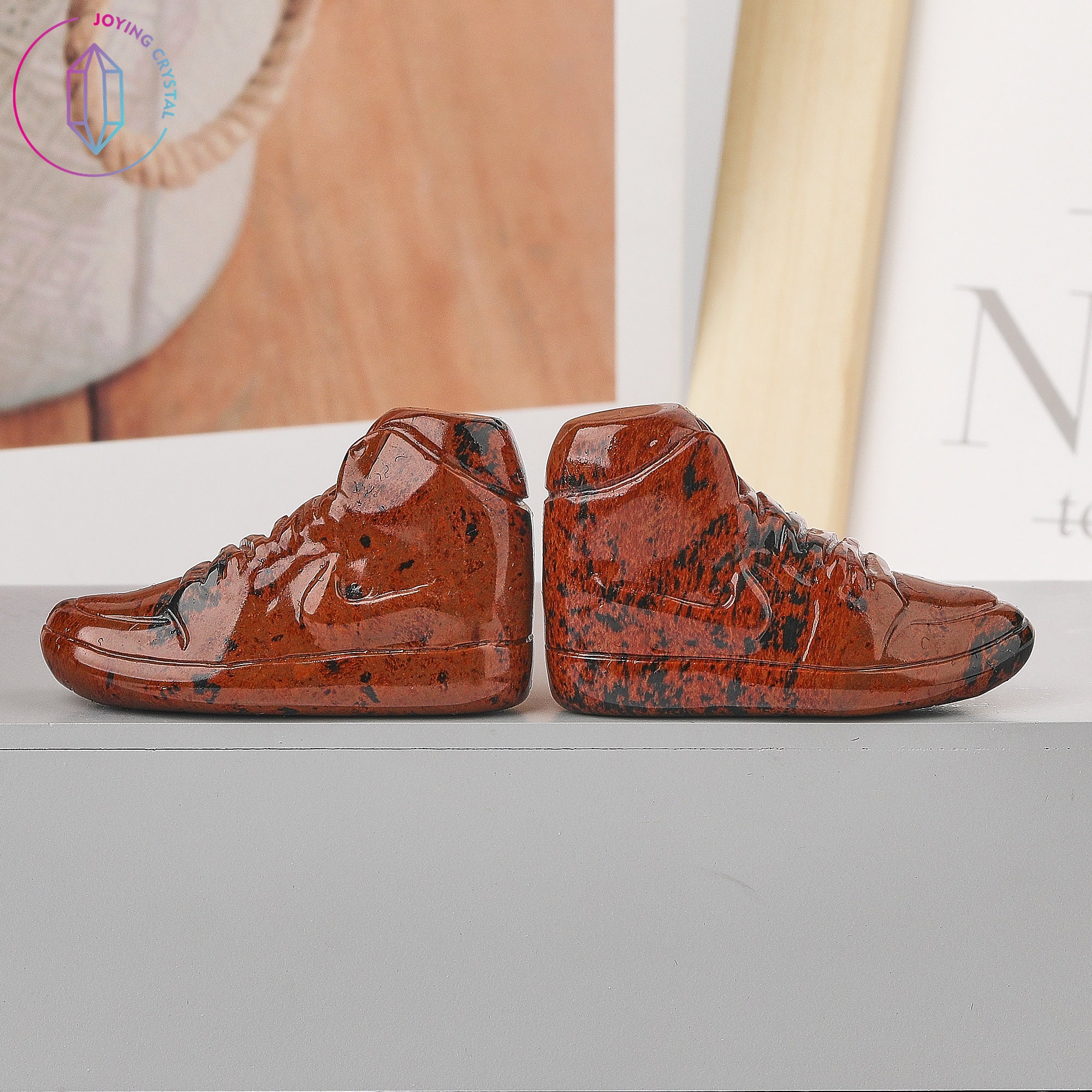 2 Incha Pair Crystal Shoes Figurinegemstone Sneaker -  Sweden