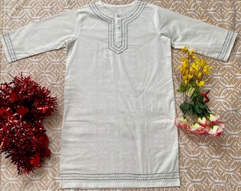 Custom Embroidered Women’s top, unique style, 100 percent cotton, handmade