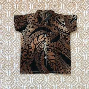 Toddler Boy Outfit Polynesian/ Tribal Style