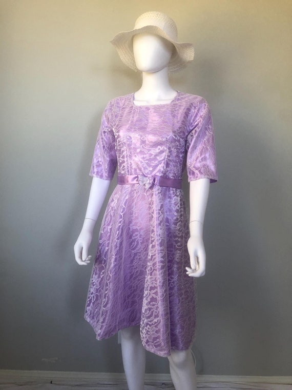 open lace back dress Bridgerton Daphne Purple Dress with Gauze