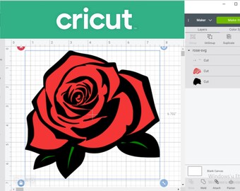 Download Rose Layer Svg Etsy