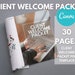 Client Welcome Packet Client Welcome Kit New Client Welcome - Etsy
