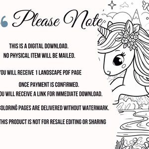 50 Unicorn Coloring Pages Downloadable PDF File, Unicorn Coloring Pages