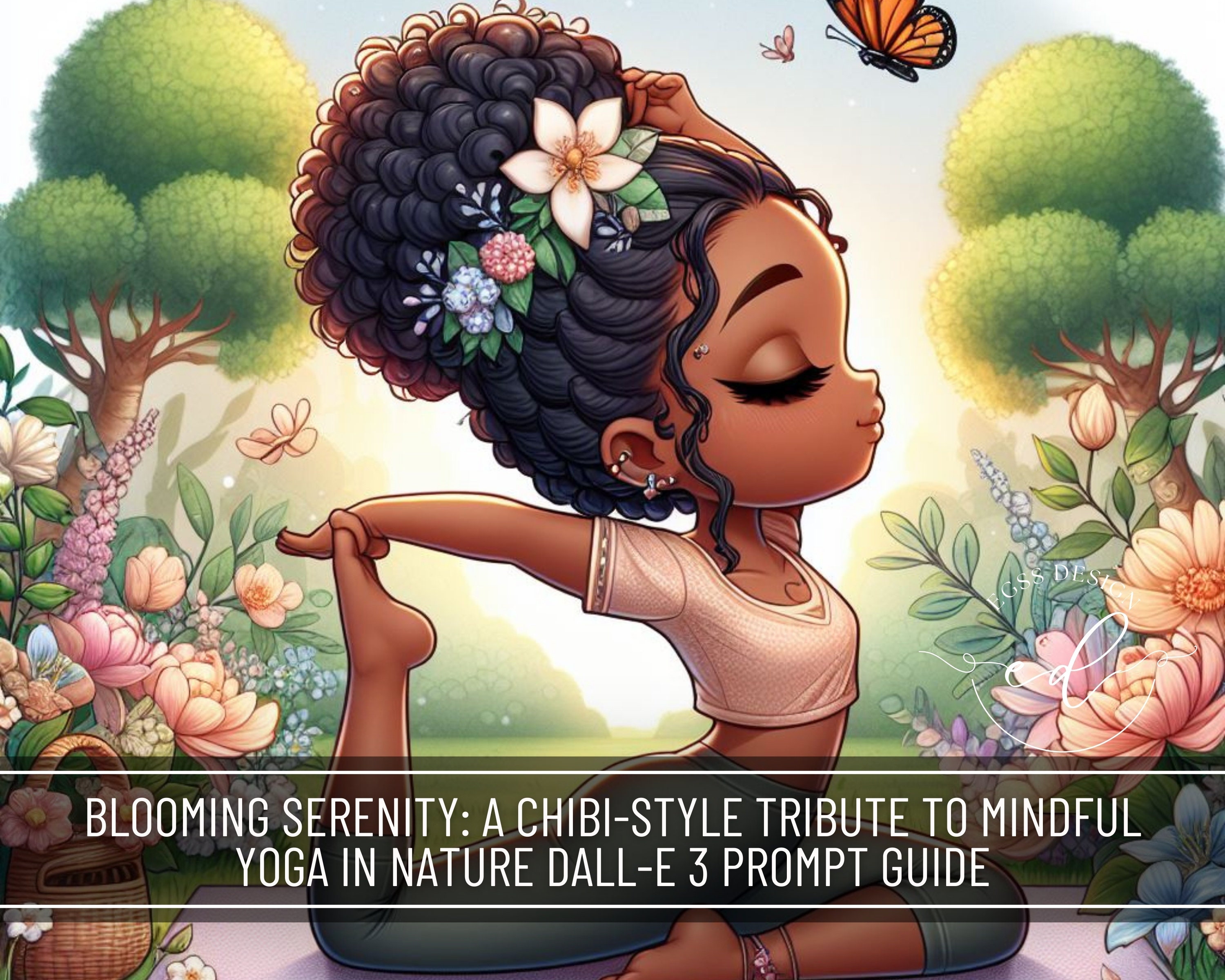 Dall-e 3 Prompt Guide & Bing AI Prompt Guide Blooming Serenity: A Chibi ...