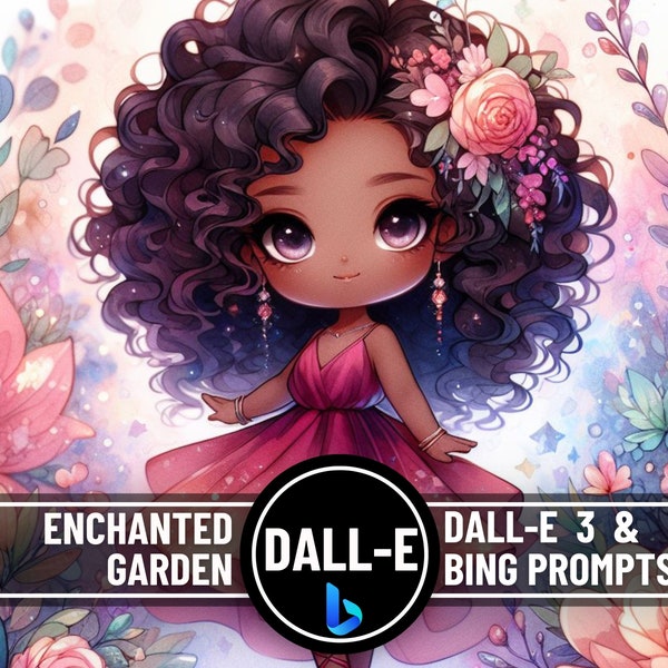 Chibi Woman's Enchanted Garden: DALL-E & Bing AI Prompt Guide, Dall e prompt guide