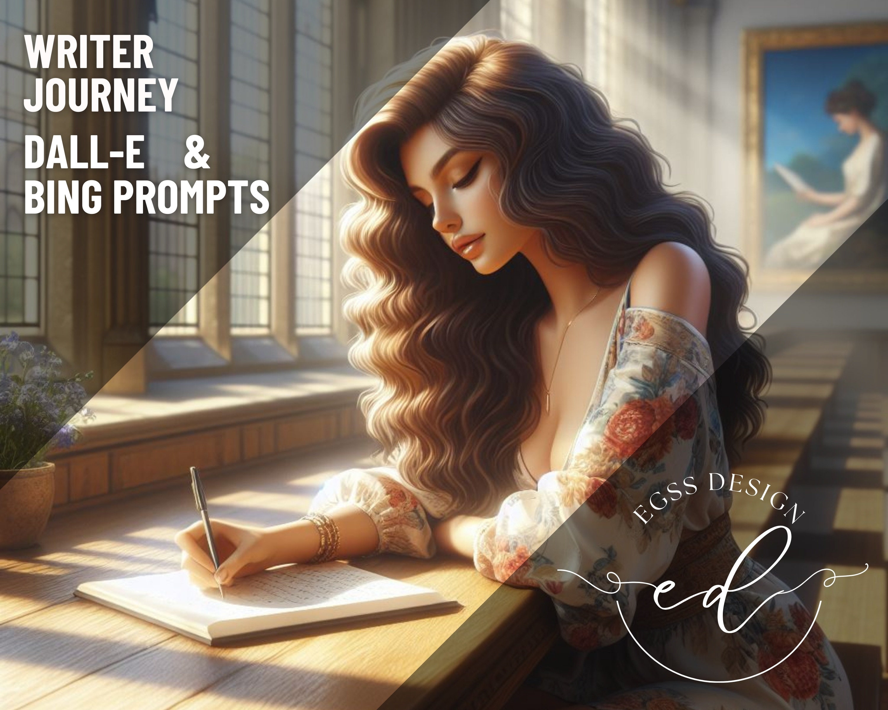 Dall-e 3 Prompt Guide: Inspiring Visual Ideas for a Woman Writer's ...