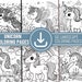 50 Unicorn Coloring Pages Downloadable PDF File, Unicorn Coloring Pages