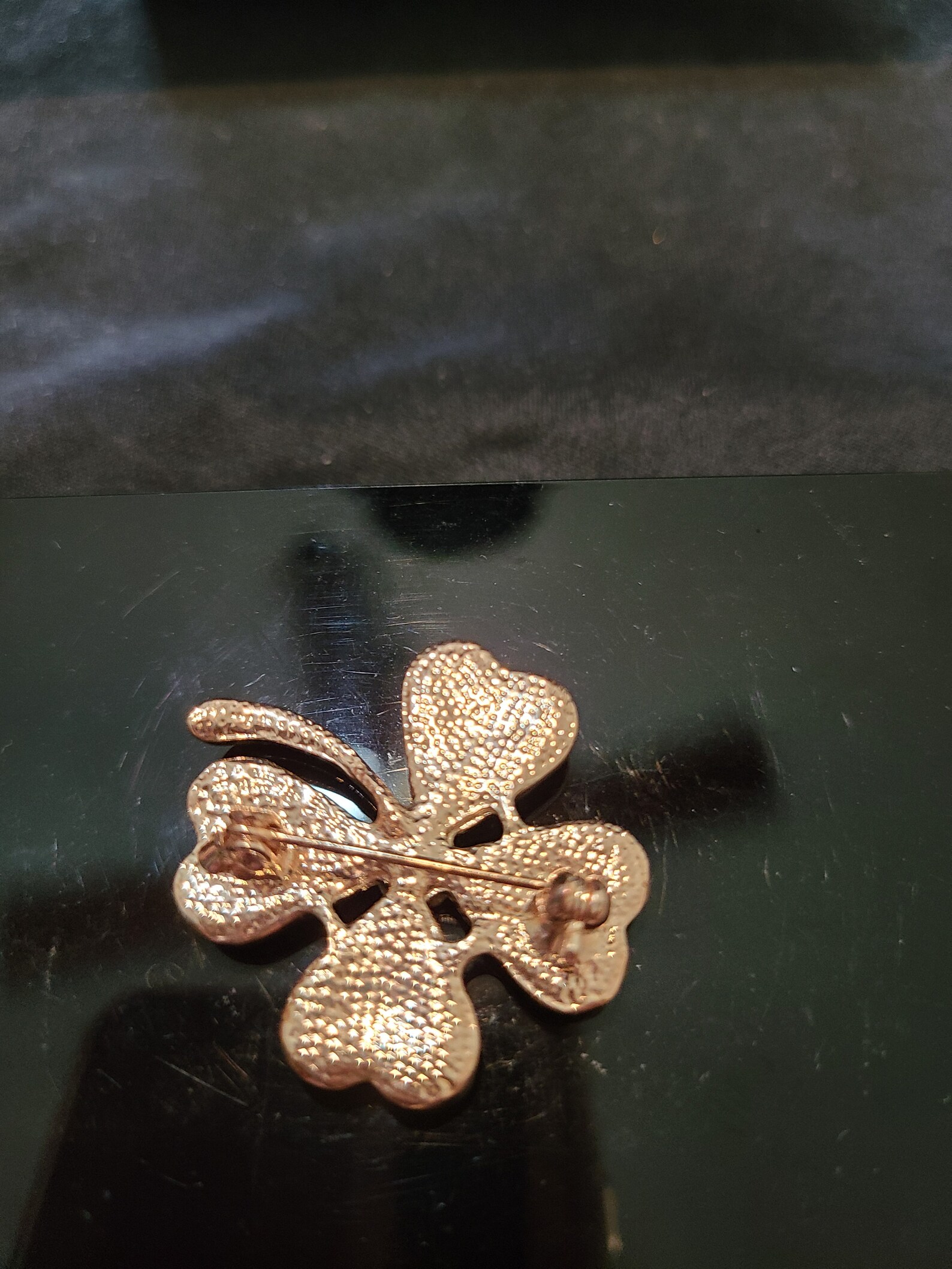 Beautiful 4 Leaf Clover Pin - Etsy