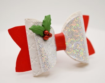 Christmas Hair Bow / Holiday Baby Bow / Christmas Headband / Christmas Baby Hair Bow