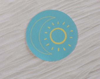 Sun and Moon Sticker