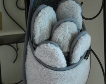 5 Pairs WOOL Guests Slippers Set home slipper WOOLMARK